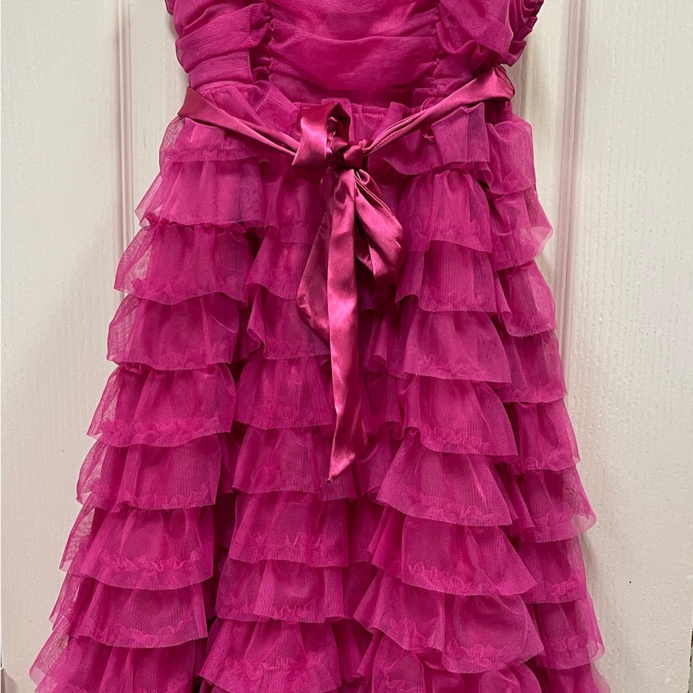 Girls Ruffled Layered Dress - Picture 5 of 6